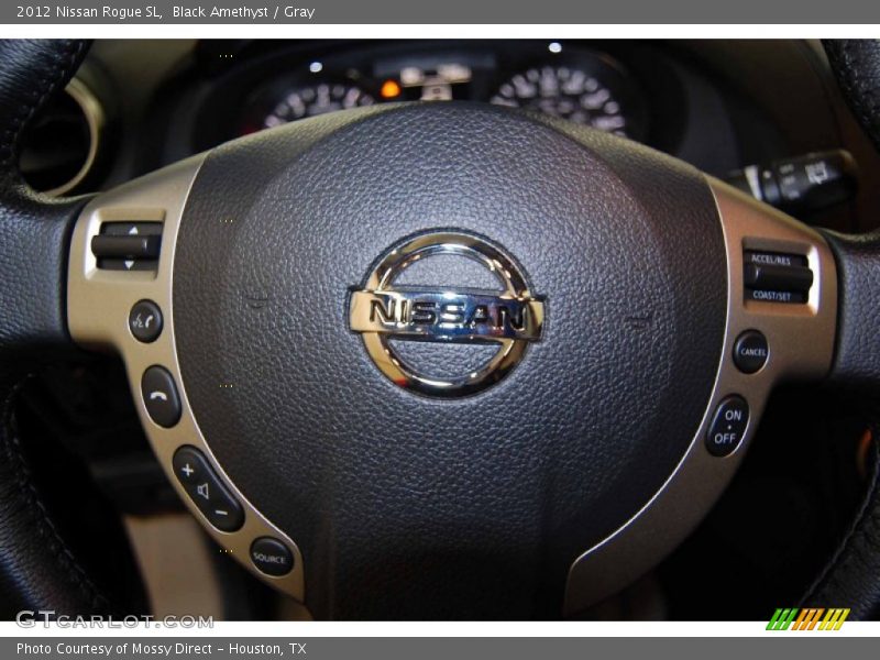 Black Amethyst / Gray 2012 Nissan Rogue SL