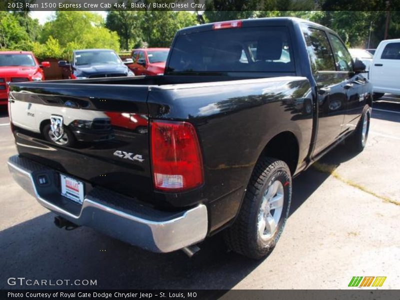 Black / Black/Diesel Gray 2013 Ram 1500 Express Crew Cab 4x4