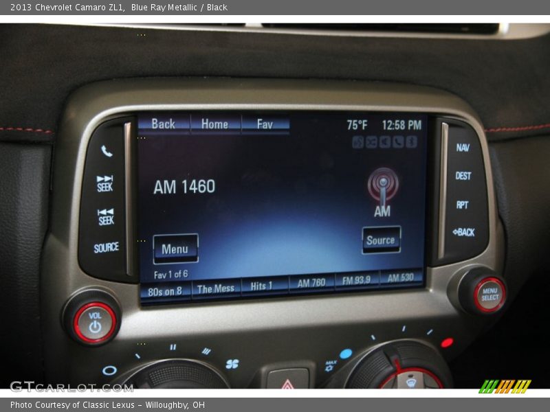 Blue Ray Metallic / Black 2013 Chevrolet Camaro ZL1