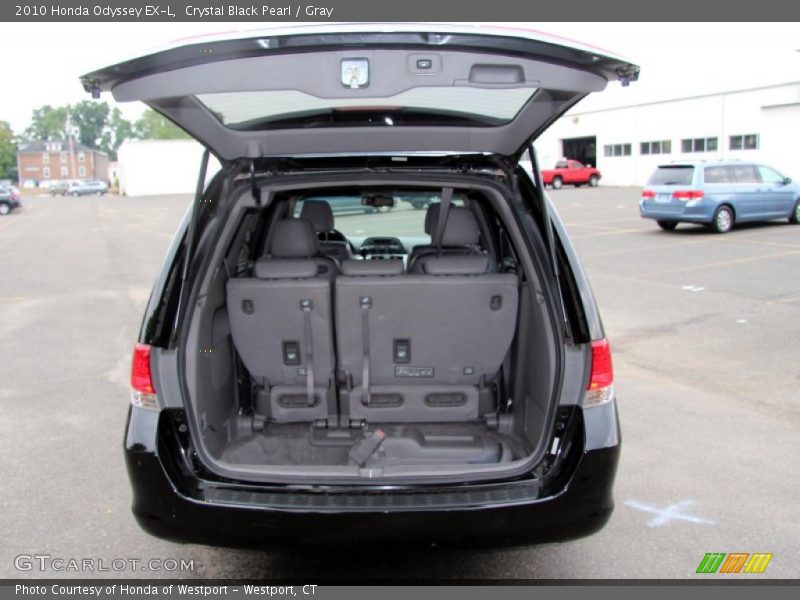 Crystal Black Pearl / Gray 2010 Honda Odyssey EX-L