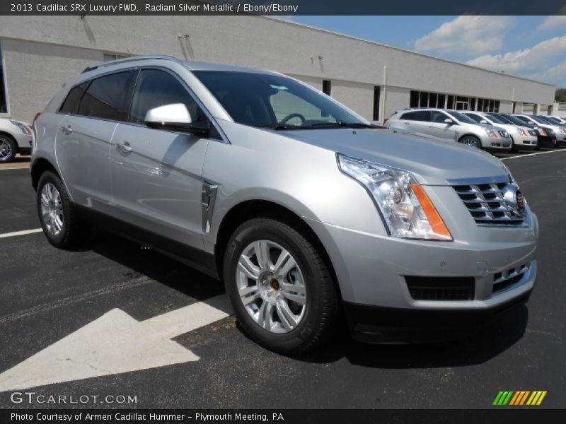 Radiant Silver Metallic / Ebony/Ebony 2013 Cadillac SRX Luxury FWD