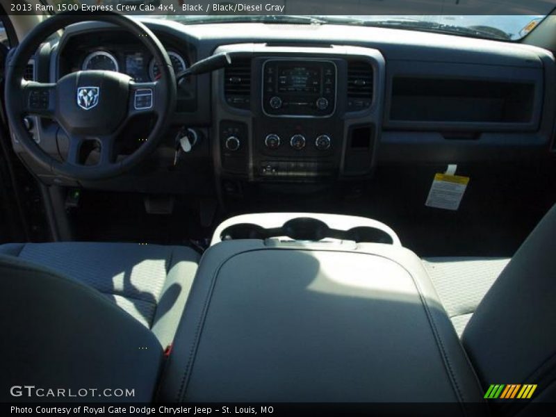 Black / Black/Diesel Gray 2013 Ram 1500 Express Crew Cab 4x4