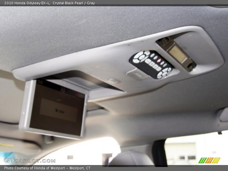 Crystal Black Pearl / Gray 2010 Honda Odyssey EX-L
