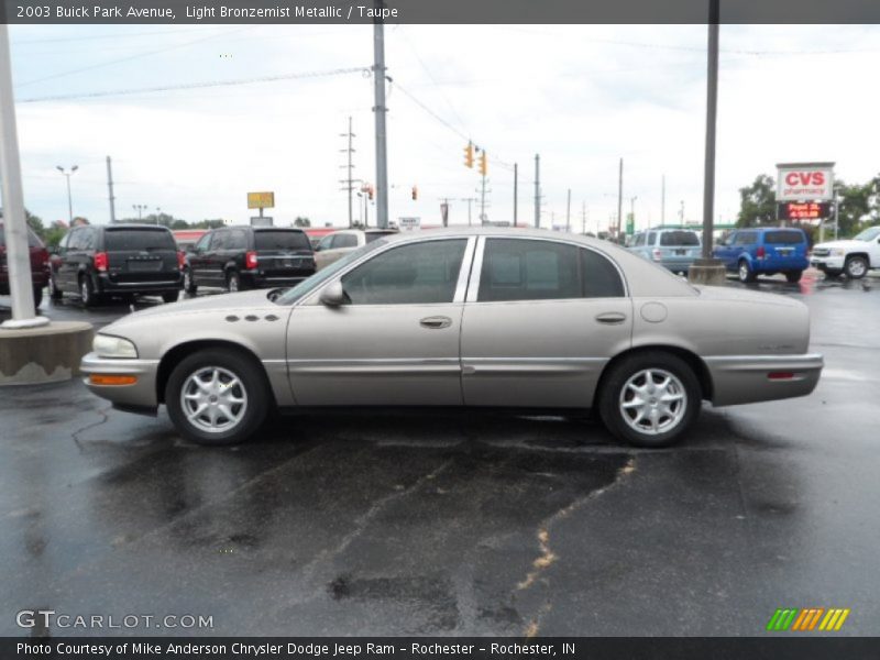 Light Bronzemist Metallic / Taupe 2003 Buick Park Avenue