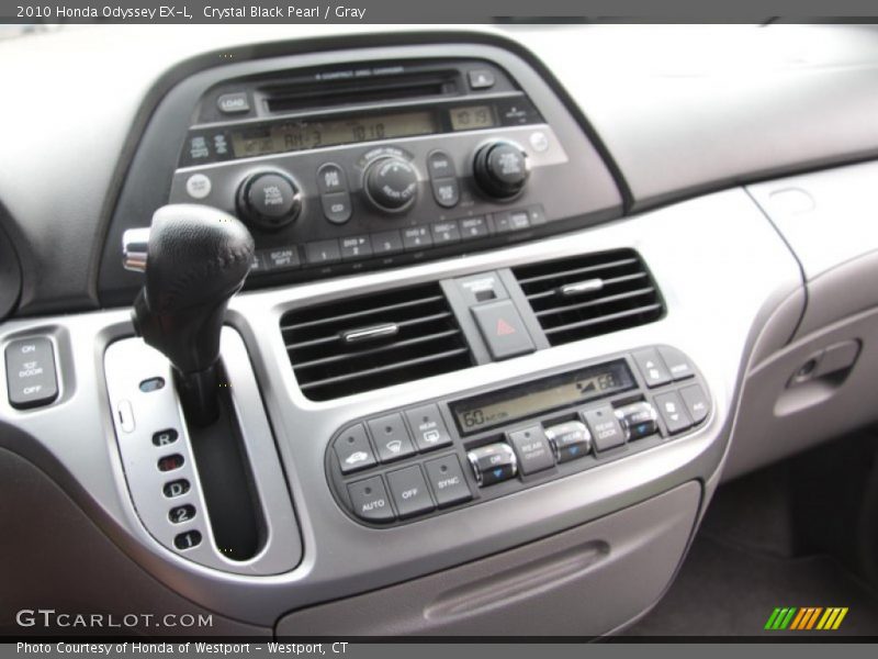 Crystal Black Pearl / Gray 2010 Honda Odyssey EX-L