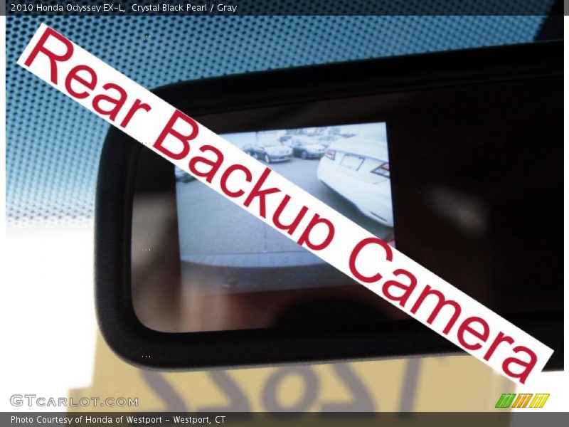 Crystal Black Pearl / Gray 2010 Honda Odyssey EX-L