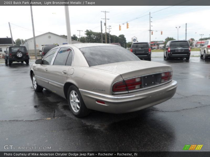 Light Bronzemist Metallic / Taupe 2003 Buick Park Avenue