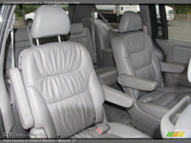 Crystal Black Pearl / Gray 2010 Honda Odyssey EX-L