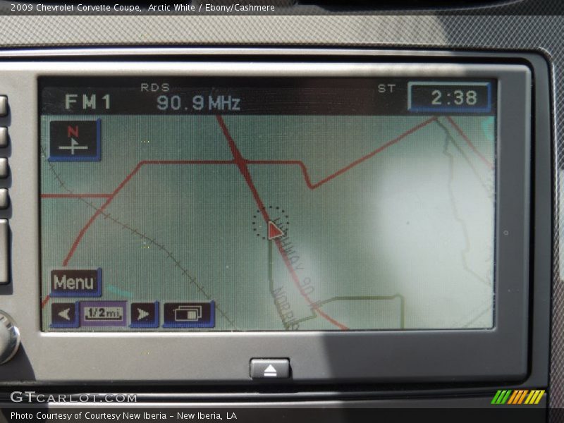 Arctic White / Ebony/Cashmere 2009 Chevrolet Corvette Coupe