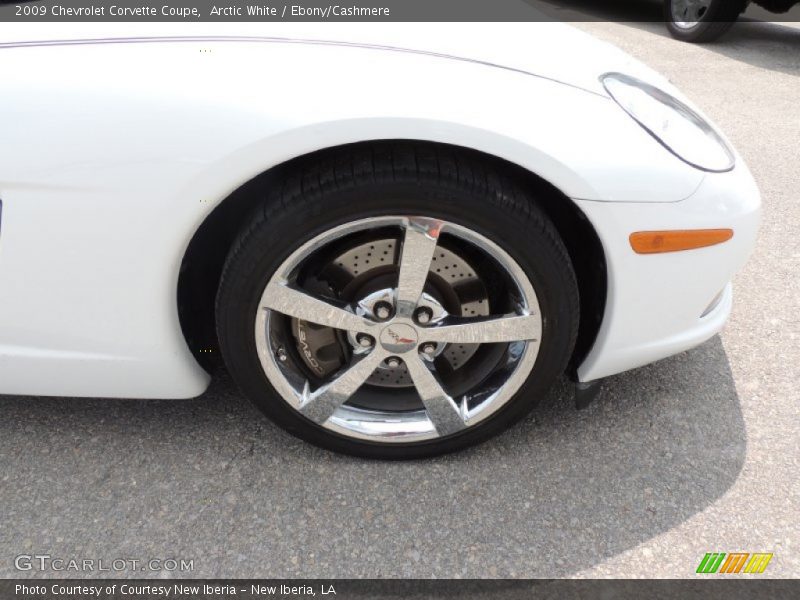 Arctic White / Ebony/Cashmere 2009 Chevrolet Corvette Coupe
