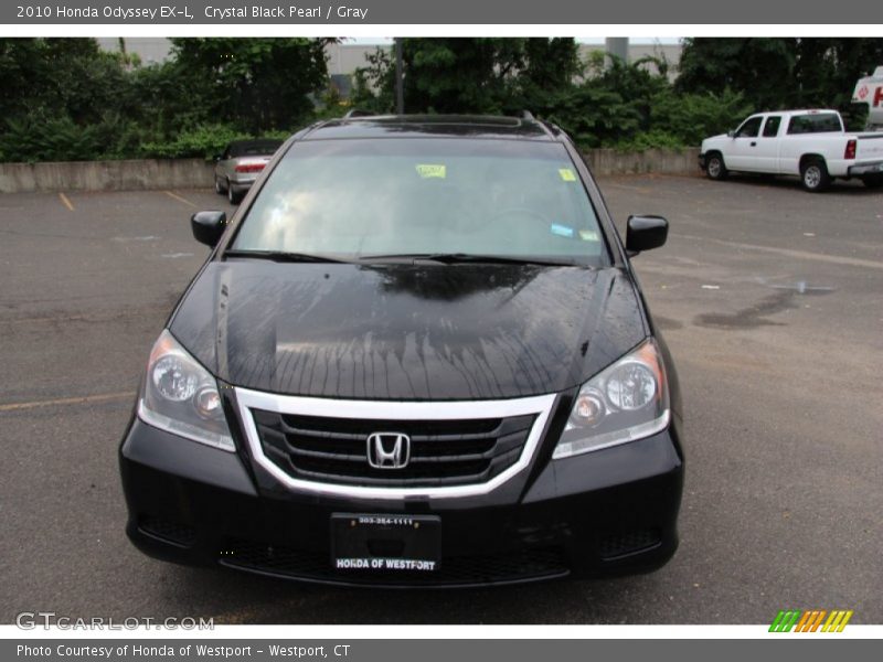 Crystal Black Pearl / Gray 2010 Honda Odyssey EX-L