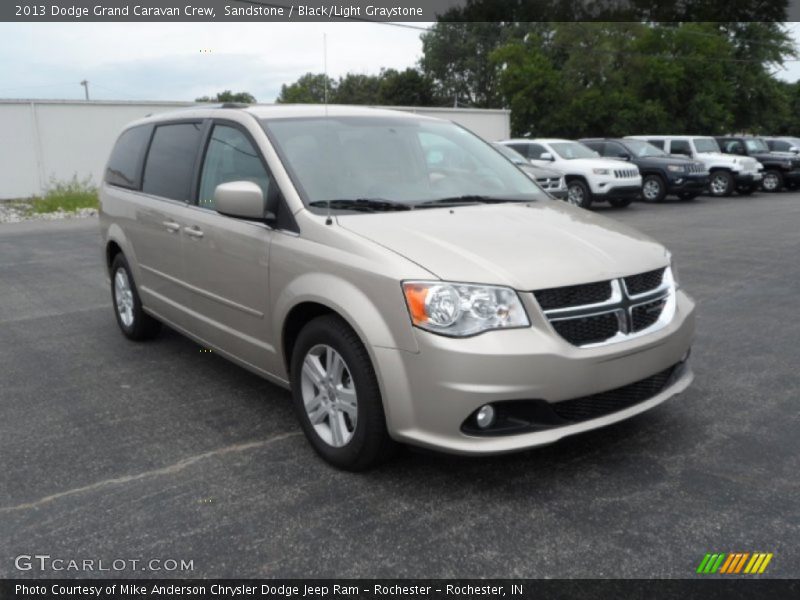 Sandstone / Black/Light Graystone 2013 Dodge Grand Caravan Crew