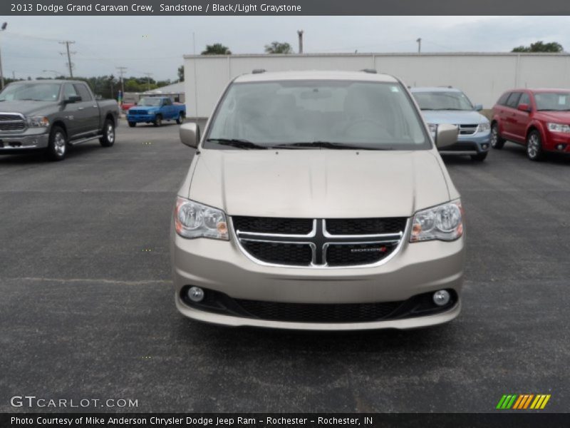 Sandstone / Black/Light Graystone 2013 Dodge Grand Caravan Crew