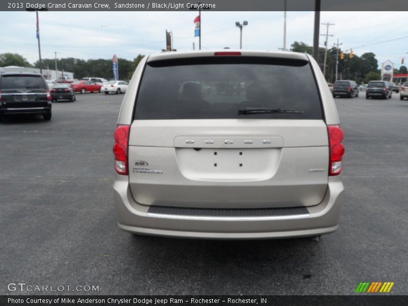 Sandstone / Black/Light Graystone 2013 Dodge Grand Caravan Crew