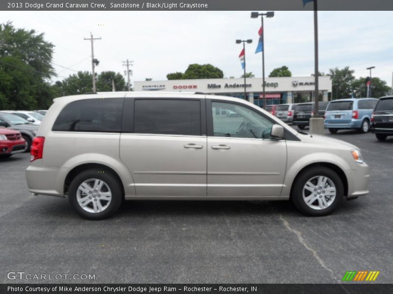Sandstone / Black/Light Graystone 2013 Dodge Grand Caravan Crew