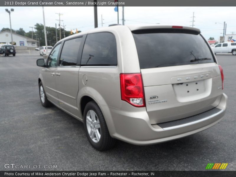 Sandstone / Black/Light Graystone 2013 Dodge Grand Caravan Crew