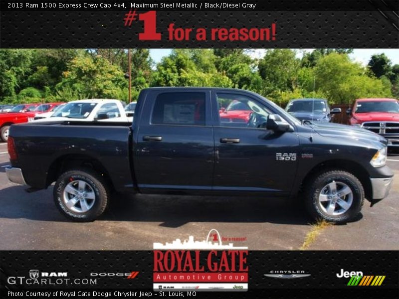 Maximum Steel Metallic / Black/Diesel Gray 2013 Ram 1500 Express Crew Cab 4x4