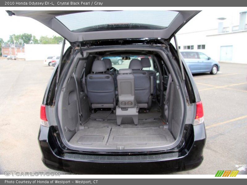 Crystal Black Pearl / Gray 2010 Honda Odyssey EX-L