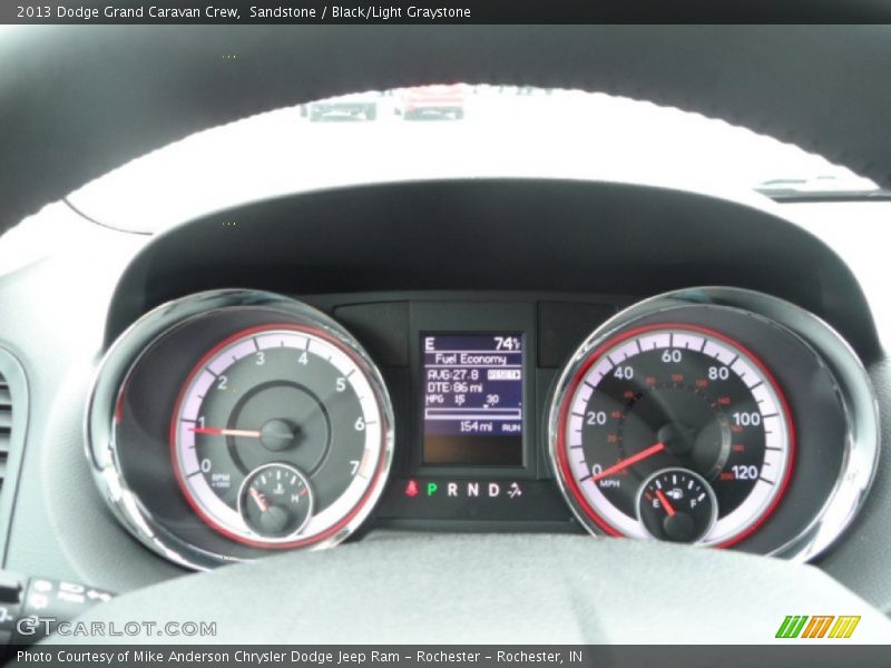 Sandstone / Black/Light Graystone 2013 Dodge Grand Caravan Crew