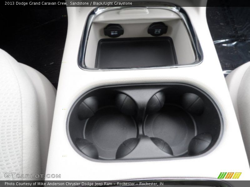 Sandstone / Black/Light Graystone 2013 Dodge Grand Caravan Crew