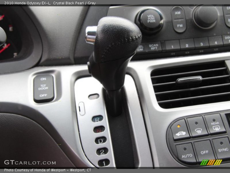 Crystal Black Pearl / Gray 2010 Honda Odyssey EX-L