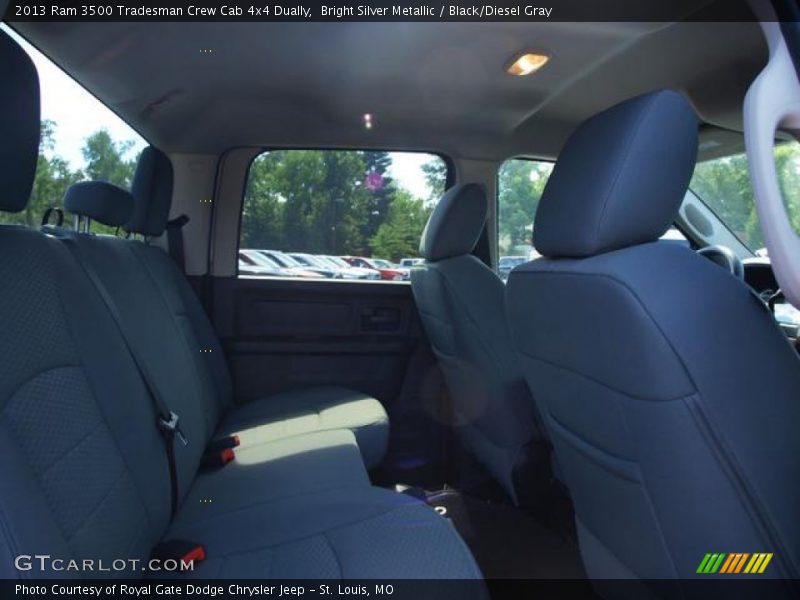 Bright Silver Metallic / Black/Diesel Gray 2013 Ram 3500 Tradesman Crew Cab 4x4 Dually