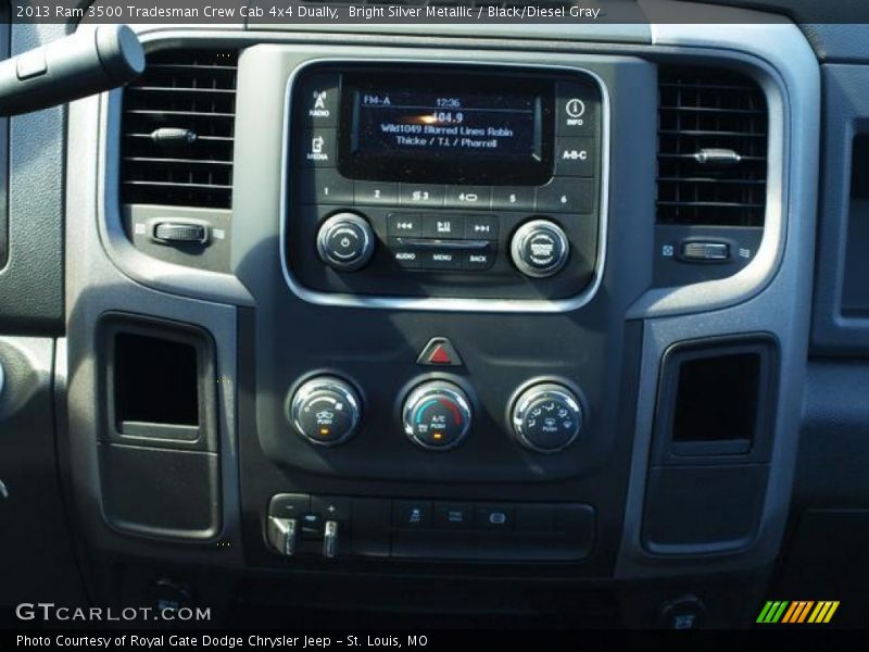 Bright Silver Metallic / Black/Diesel Gray 2013 Ram 3500 Tradesman Crew Cab 4x4 Dually