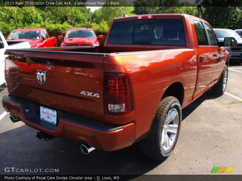 Copperhead Pearl / Black 2013 Ram 1500 Sport Crew Cab 4x4