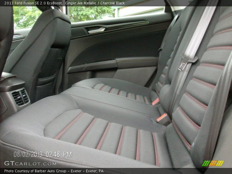 Ginger Ale Metallic / Charcoal Black 2013 Ford Fusion SE 2.0 EcoBoost