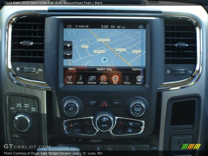 Copperhead Pearl / Black 2013 Ram 1500 Sport Crew Cab 4x4