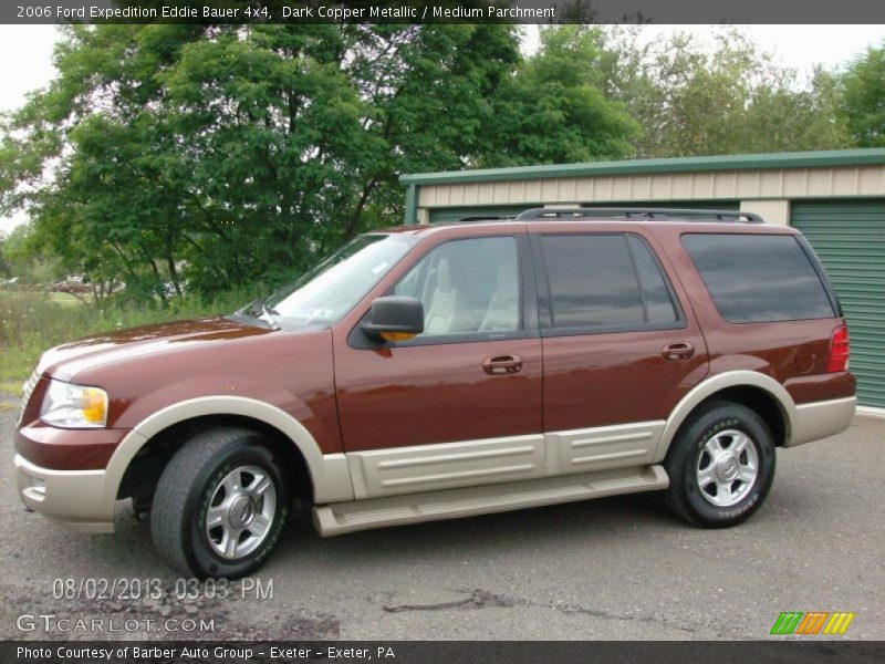 Dark Copper Metallic / Medium Parchment 2006 Ford Expedition Eddie Bauer 4x4