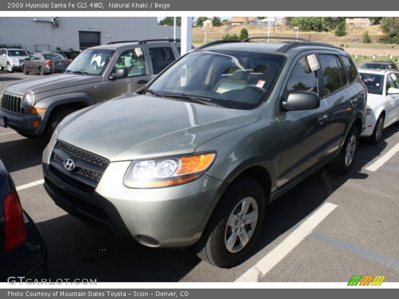 Natural Khaki / Beige 2009 Hyundai Santa Fe GLS 4WD