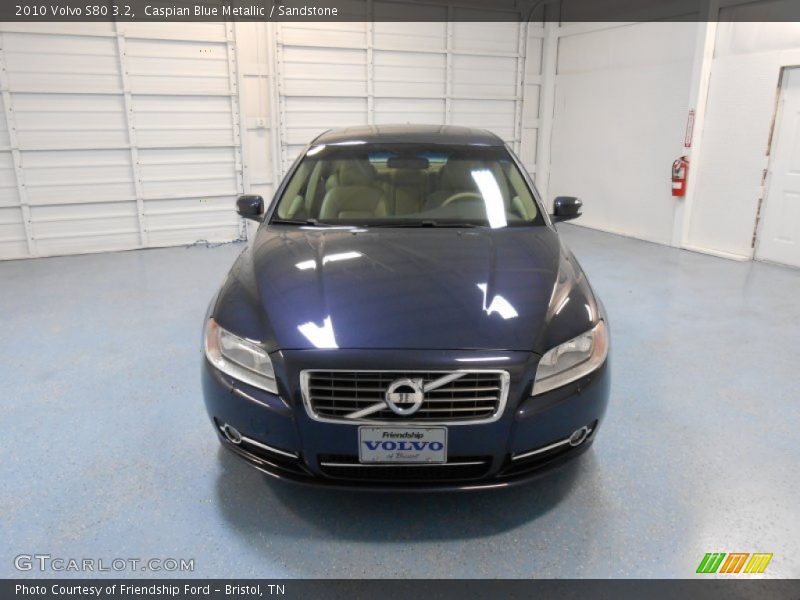 Caspian Blue Metallic / Sandstone 2010 Volvo S80 3.2