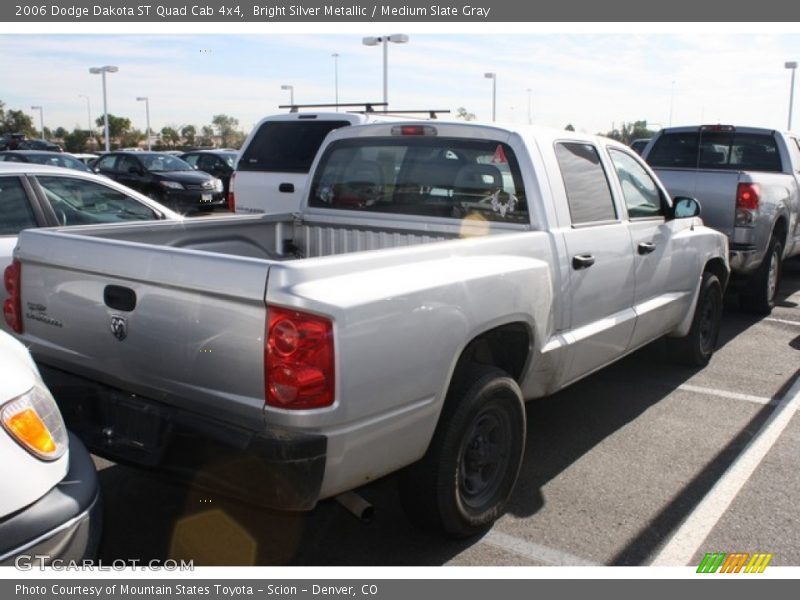 Bright Silver Metallic / Medium Slate Gray 2006 Dodge Dakota ST Quad Cab 4x4