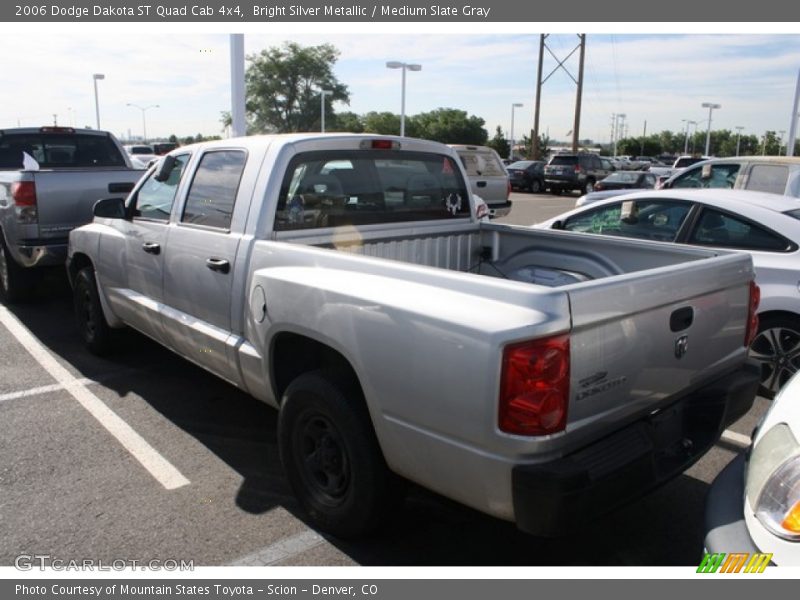 Bright Silver Metallic / Medium Slate Gray 2006 Dodge Dakota ST Quad Cab 4x4