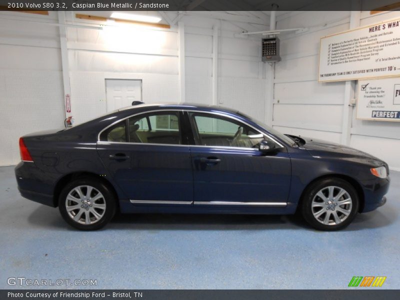 Caspian Blue Metallic / Sandstone 2010 Volvo S80 3.2