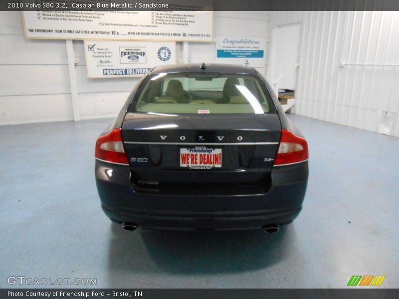 Caspian Blue Metallic / Sandstone 2010 Volvo S80 3.2