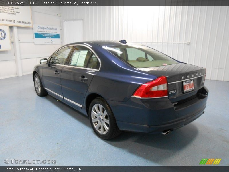 Caspian Blue Metallic / Sandstone 2010 Volvo S80 3.2