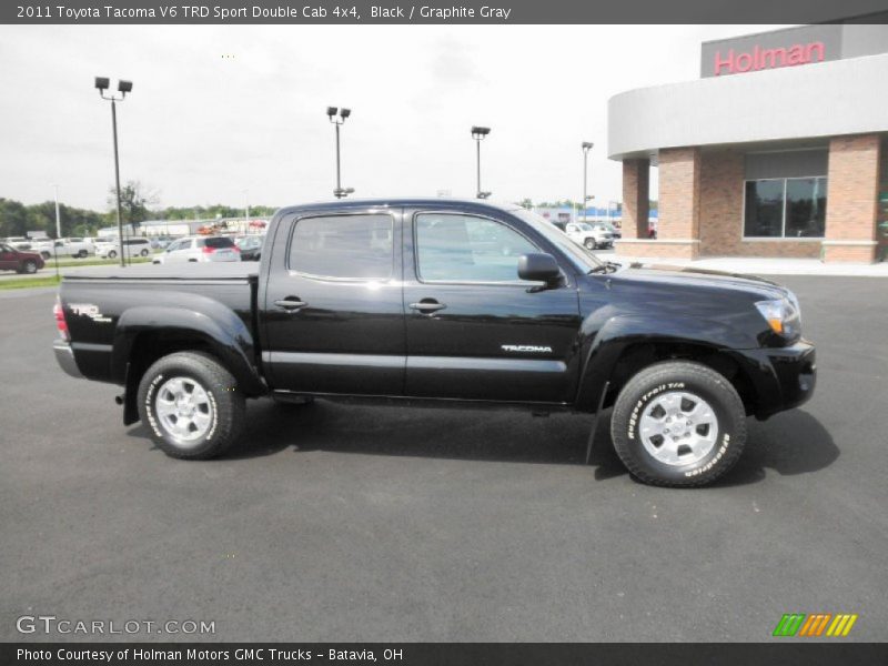 Black / Graphite Gray 2011 Toyota Tacoma V6 TRD Sport Double Cab 4x4