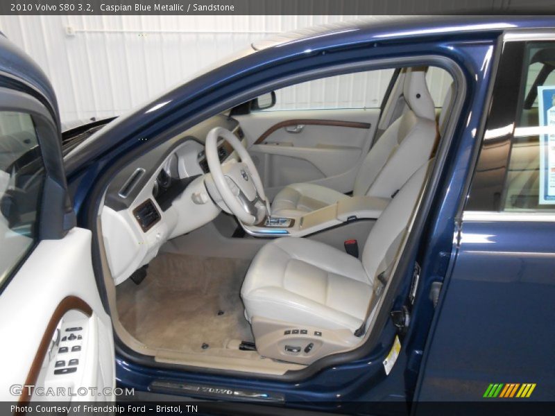 Caspian Blue Metallic / Sandstone 2010 Volvo S80 3.2