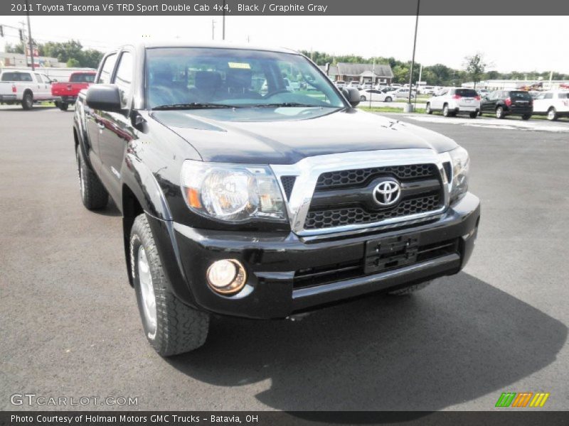 Black / Graphite Gray 2011 Toyota Tacoma V6 TRD Sport Double Cab 4x4