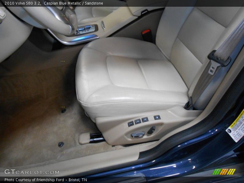 Caspian Blue Metallic / Sandstone 2010 Volvo S80 3.2