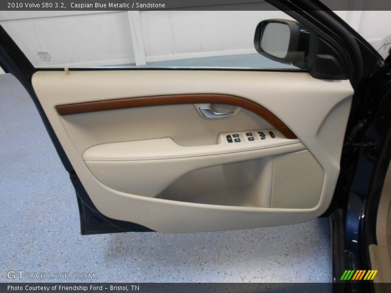 Caspian Blue Metallic / Sandstone 2010 Volvo S80 3.2