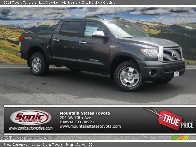 Magnetic Gray Metallic / Graphite 2013 Toyota Tundra Limited CrewMax 4x4