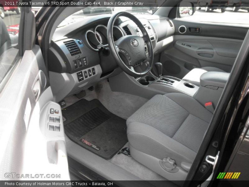 Black / Graphite Gray 2011 Toyota Tacoma V6 TRD Sport Double Cab 4x4