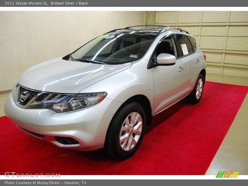 Brilliant Silver / Black 2011 Nissan Murano SL