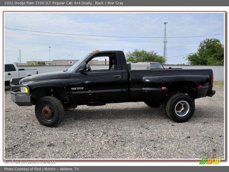  2002 Ram 3500 SLT Regular Cab 4x4 Dually Black