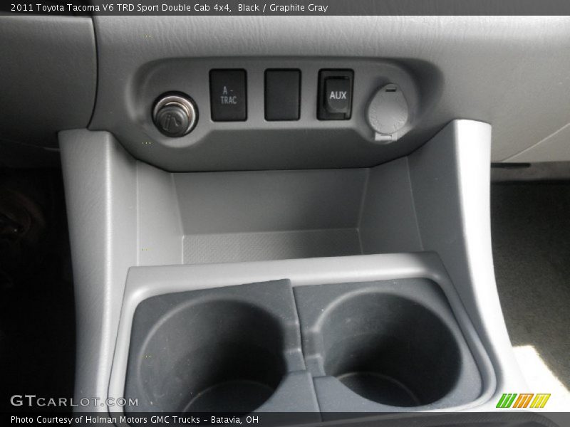 Black / Graphite Gray 2011 Toyota Tacoma V6 TRD Sport Double Cab 4x4