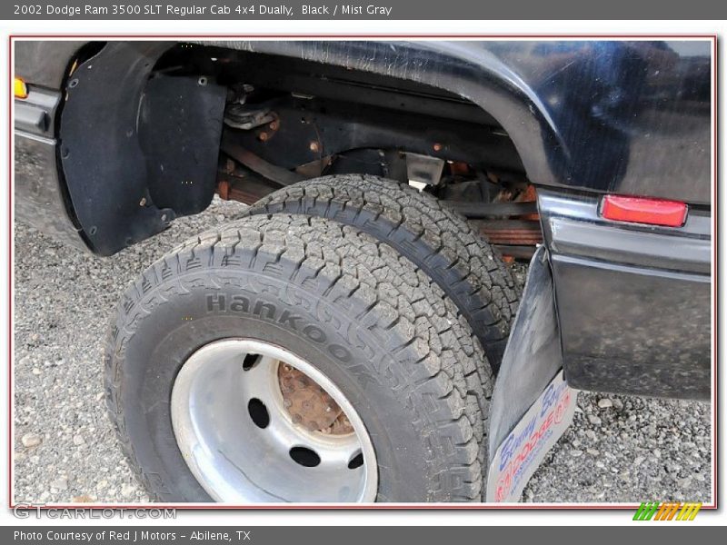 Black / Mist Gray 2002 Dodge Ram 3500 SLT Regular Cab 4x4 Dually
