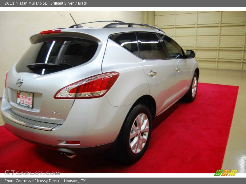 Brilliant Silver / Black 2011 Nissan Murano SL